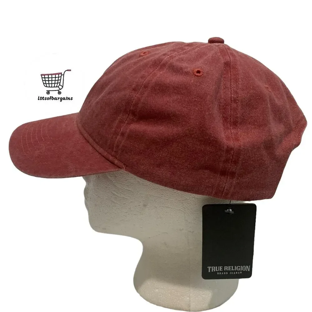 True Religion Snapback Adjustable Horseshoe Logo Faded Hat Cap Brand New